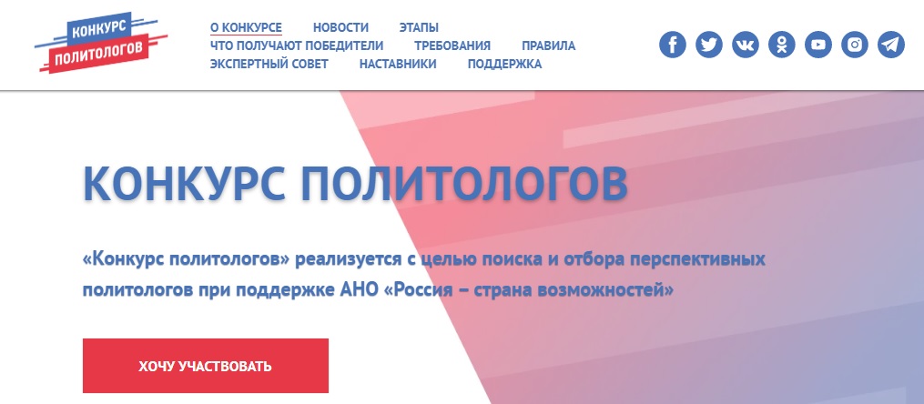 конкурс политологов официальный сайт